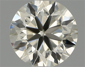 Picture of Natural Diamond 0.70 Carats, Round with Very Good Cut, K Color, VS2 Clarity and Certified by IGI