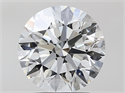 Natural Diamond 2.00 Carats, Round with Excellent Cut, I Color, VS2 Clarity and Certified by GIA