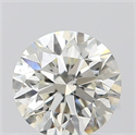 Natural Diamond 0.51 Carats, Round with Excellent Cut, K Color, SI1 Clarity and Certified by GIA