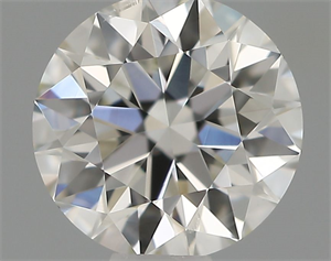 Picture of Natural Diamond 0.50 Carats, Round with Excellent Cut, H Color, SI1 Clarity and Certified by IGI