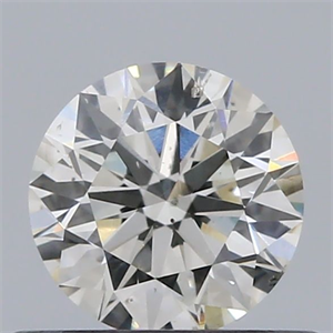 Picture of Natural Diamond 0.47 Carats, Round with Excellent Cut, H Color, SI1 Clarity and Certified by IGI