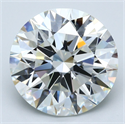 Natural Diamond 7.44 Carats, Round with Excellent Cut, I Color, VS1 Clarity and Certified by GIA