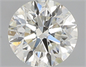 Natural Diamond 0.60 Carats, Round with Excellent Cut, J Color, SI1 Clarity and Certified by GIA