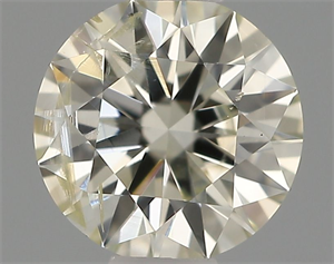 Picture of Natural Diamond 0.40 Carats, Round with Excellent Cut, K Color, I1 Clarity and Certified by IGI