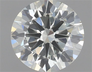 Picture of Natural Diamond 0.58 Carats, Round with Excellent Cut, K Color, VS1 Clarity and Certified by IGI