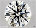 Natural Diamond 0.51 Carats, Round with Excellent Cut, K Color, VS1 Clarity and Certified by GIA