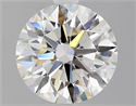 Natural Diamond 2.06 Carats, Round with Excellent Cut, I Color, VVS1 Clarity and Certified by GIA