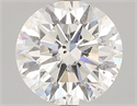 Natural Diamond 2.02 Carats, Round with Excellent Cut, H Color, SI2 Clarity and Certified by GIA