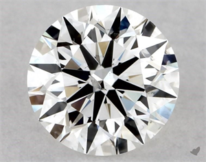 Picture of Natural Diamond 0.45 Carats, Round with Excellent Cut, F Color, SI2 Clarity and Certified by GIA