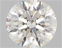 Natural Diamond 0.40 Carats, Round with Excellent Cut, I Color, SI1 Clarity and Certified by GIA