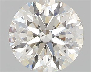 Picture of Natural Diamond 0.40 Carats, Round with Excellent Cut, I Color, SI1 Clarity and Certified by GIA