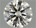 Natural Diamond 0.60 Carats, Round with Excellent Cut, I Color, VS2 Clarity and Certified by IGI