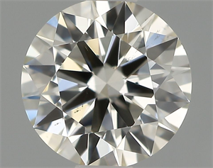 Picture of Natural Diamond 0.60 Carats, Round with Excellent Cut, I Color, VS2 Clarity and Certified by IGI