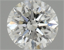 Natural Diamond 0.50 Carats, Round with Very Good Cut, I Color, SI1 Clarity and Certified by GIA