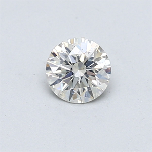 Picture of Natural Diamond 0.40 Carats, Round with Very Good Cut, I Color, SI2 Clarity and Certified by GIA