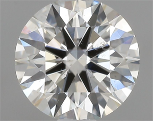 Picture of Natural Diamond 0.50 Carats, Round with Excellent Cut, I Color, SI1 Clarity and Certified by GIA