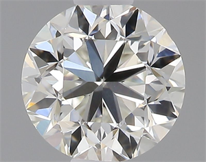 Picture of Natural Diamond 0.50 Carats, Round with Good Cut, I Color, VS1 Clarity and Certified by IGI