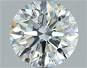 Natural Diamond 2.03 Carats, Round with Excellent Cut, H Color, VS1 Clarity and Certified by GIA