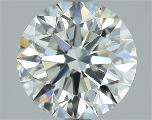 Picture of Natural Diamond 2.03 Carats, Round with Excellent Cut, H Color, VS1 Clarity and Certified by GIA