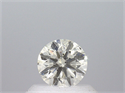 Natural Diamond 0.50 Carats, Round with Very Good Cut, K Color, SI2 Clarity and Certified by GIA