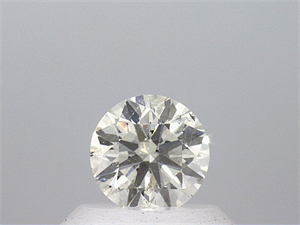 Picture of Natural Diamond 0.50 Carats, Round with Very Good Cut, K Color, SI2 Clarity and Certified by GIA