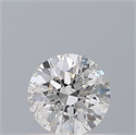 Natural Diamond 0.40 Carats, Round with Excellent Cut, E Color, I1 Clarity and Certified by GIA