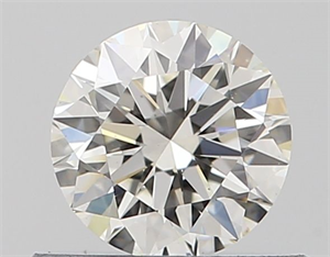 Picture of Natural Diamond 0.50 Carats, Round with Excellent Cut, I Color, VS1 Clarity and Certified by GIA