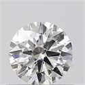 Natural Diamond 0.40 Carats, Round with Excellent Cut, G Color, SI2 Clarity and Certified by GIA