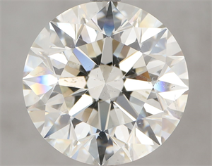 Picture of Natural Diamond 7.02 Carats, Round with Excellent Cut, I Color, SI1 Clarity and Certified by IGI