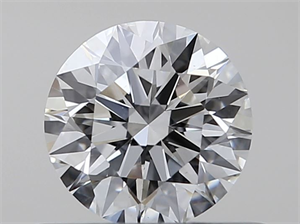 Picture of Natural Diamond 0.41 Carats, Round with Excellent Cut, E Color, VS1 Clarity and Certified by GIA