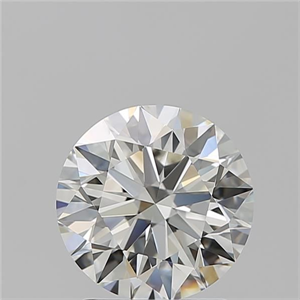 Picture of Natural Diamond 2.01 Carats, Round with Excellent Cut, I Color, VVS1 Clarity and Certified by GIA