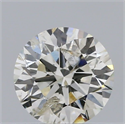 Natural Diamond 0.51 Carats, Round with Excellent Cut, I Color, I1 Clarity and Certified by IGI