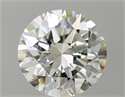 Natural Diamond 4.02 Carats, Round with Excellent Cut, K Color, VS2 Clarity and Certified by GIA