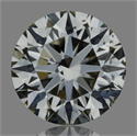 Natural Diamond 0.51 Carats, Round with Excellent Cut, K Color, SI1 Clarity and Certified by GIA