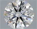 Natural Diamond 0.44 Carats, Round with Excellent Cut, E Color, VS2 Clarity and Certified by GIA