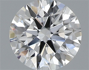 Picture of Natural Diamond 0.44 Carats, Round with Excellent Cut, E Color, VS2 Clarity and Certified by GIA