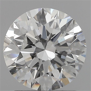 Picture of Natural Diamond 1.90 Carats, Round with Excellent Cut, F Color, VS2 Clarity and Certified by GIA