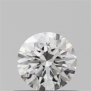 Picture of Natural Diamond 0.40 Carats, Round with Excellent Cut, F Color, I1 Clarity and Certified by GIA