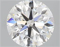 Natural Diamond 0.40 Carats, Round with Very Good Cut, D Color, SI1 Clarity and Certified by GIA