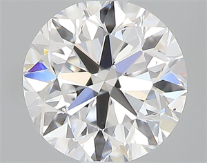 Picture of Natural Diamond 0.40 Carats, Round with Very Good Cut, D Color, SI1 Clarity and Certified by GIA