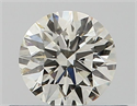 Natural Diamond 0.40 Carats, Round with Excellent Cut, K Color, SI1 Clarity and Certified by GIA