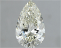 Natural Diamond 1.05 Carats, Pear with  Cut, I Color, VVS1 Clarity and Certified by IGI