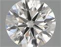 Natural Diamond 0.40 Carats, Round with Excellent Cut, G Color, VS2 Clarity and Certified by IGI