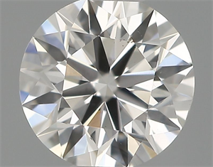 Picture of Natural Diamond 0.40 Carats, Round with Excellent Cut, G Color, VS2 Clarity and Certified by IGI