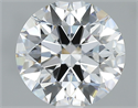 Natural Diamond 1.80 Carats, Round with Excellent Cut, I Color, VVS1 Clarity and Certified by GIA