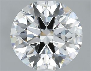 Picture of Natural Diamond 1.80 Carats, Round with Excellent Cut, I Color, VVS1 Clarity and Certified by GIA