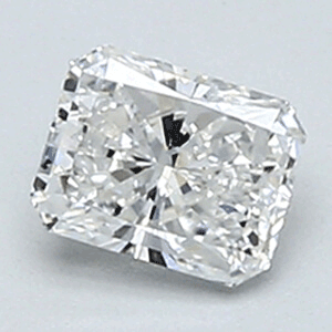 Picture of 0.35 Carats, Radiant Diamond with Ideal Cut, F Color, VVS2 Clarity and Certified By Diamonds-USA