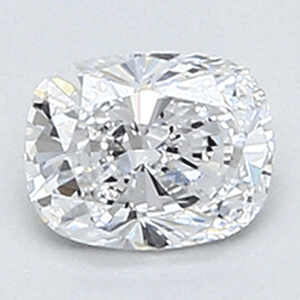 Picture of 0.35 Carats, Cushion Diamond with Very Good Cut, D Color, VS2 Clarity and Certified By EGL
