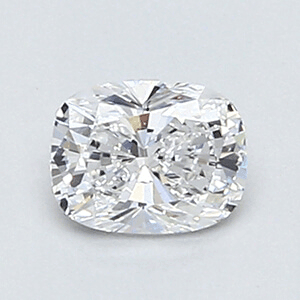 Picture of 0.37 Carats, Cushion Diamond with Very Good Cut, D Color, VVS2 Clarity and Certified By EGL
