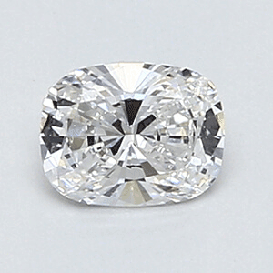 Picture of 0.34 Carats, Cushion Diamond with Very Good Cut, D Color, VS1 Clarity and Certified By EGL